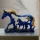 Horse and Foal(Blue and Gold)