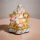 Laughing Buddha Statue White Multicolor