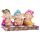 Lord Baby Ganesha in three mudras with Tealights